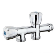 Two Handles Two Ways Water Angle Valve (a. 0507)